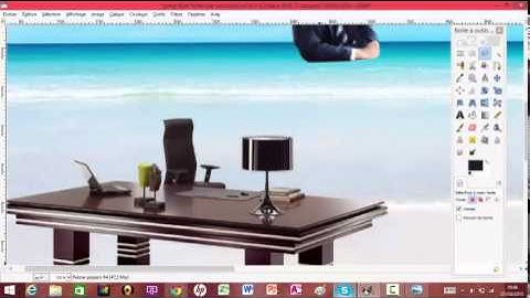 Montage vidéo de GIMP fait sur camtasia