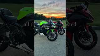 Don’t break it 🙃 #ninja650 #bikelife #zx4r #zx4rr