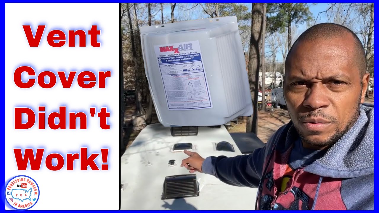 Maxxair vent cover installation and rv upgrade tutorial POA vlog YouTube