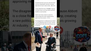 Trump Challenges Texas Governor Over AI Data Centers