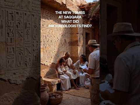 The New Tombs at Saqqara — What Did Archaeologists Find?
