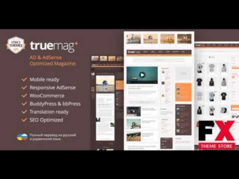 Preview Truemag AD and AdSense Optimized Magazine TForest