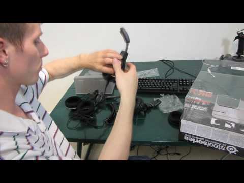 Steelseries 7H USB Premium Quality Gaming & Music Headset Unboxing & First Look Linus Tech Tips