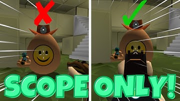 Scope ONLY Challenge! ( pt.1 - EggK-47 ) | Shell Shockers