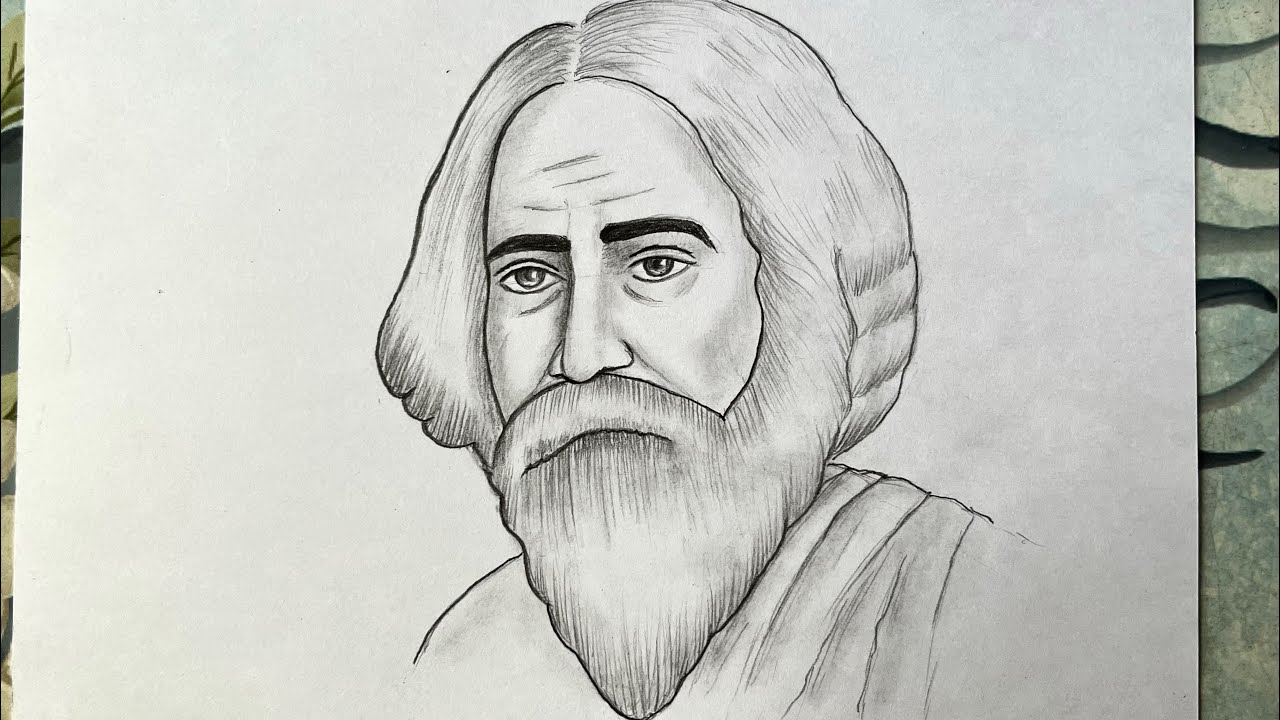 Rabindranath Tagore Sketch | RithishRajkumar's blog-saigonsouth.com.vn