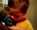 Christina mugs Matias