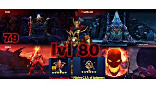 beta ray bill level 80 with mighty judgment test in wbl knull, abx, abl and gbr dormammu mff