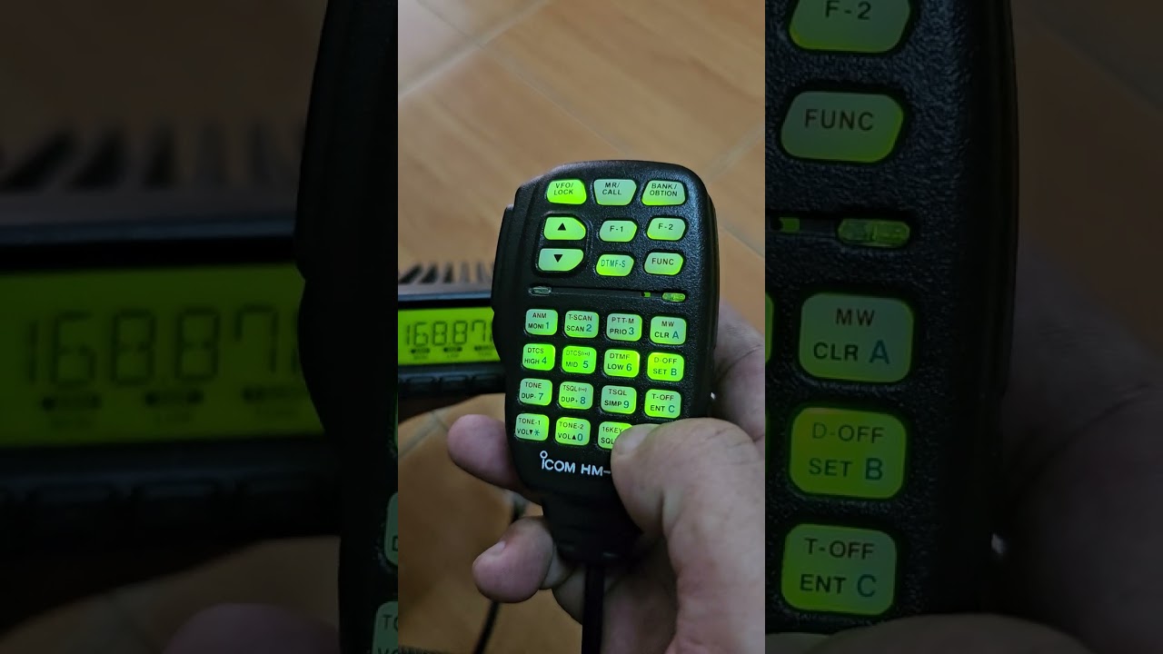 วิธีบันทึกช่อง ICOM IC 2200 2300 2100