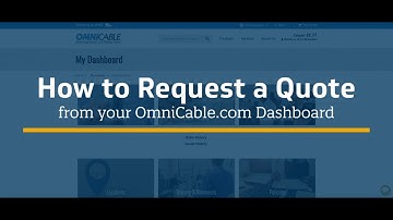How to Request A Quote on OmniCable.com