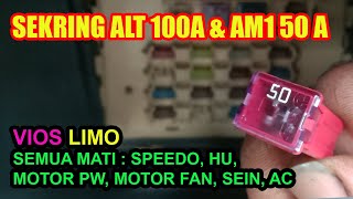 FUSE AM1 / ALT || When Broken... Dies: AC, Speedometer, Hu, Fan Motor, P/w, Turn Signal, Blower |...