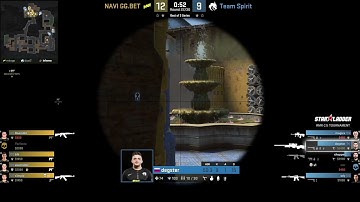 s1mple insane ACE against Team spirit, Star ladder CIS RMR Event 2021.