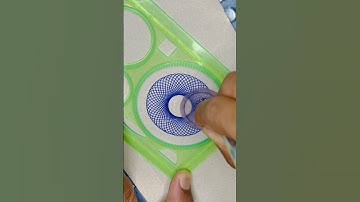 How many circles were drawn? ?? #spirograph #2024 #shorts