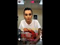 Ксения Бородина перед съемками в прямом эфире Instagram 12-04-2017