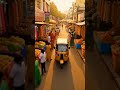 10 seconds auto ride in Chennai Busy Market #viral #viralmusic #autorickshaw #chennaiauto