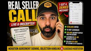 How to Sign a Novation Agreement With a Seller LIVE: Equity Protection Sale + Leaseback Walkthrough