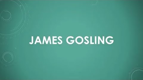 James Gosling (ES)