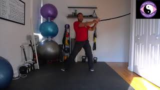 Cable Woodchop with Lunge