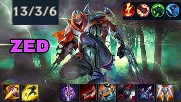 [ Liên minh tốc chiến mobile ] khi vị tướng zed đi rừng sẽ mạnh cỡ nào!!! 1 combo 1 mạng !!!!