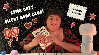 ASMR Cozy Silent Book Club 📚 (Crunchy sounds, inaudible whispering, page turning, soft spoken) screenshot 2