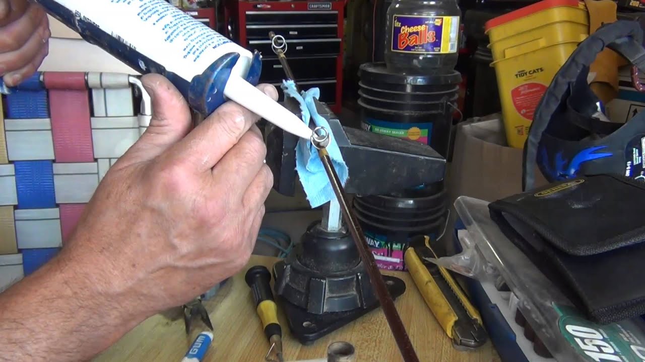 Fishing Rod Guide Repair Using Silver Solder - YouTube