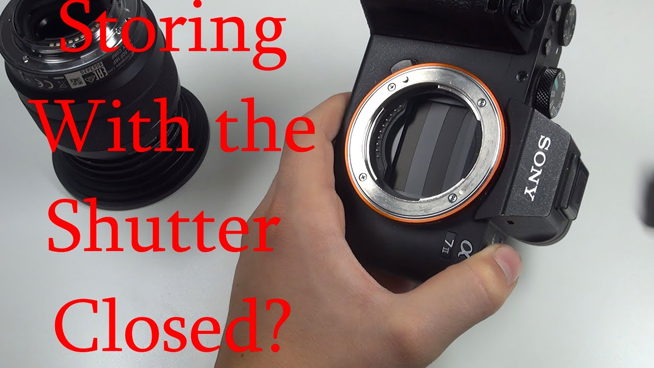 How to store Sony cameras with the shutter closed! | Jake the Motorhead