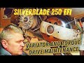 Silverblade 250 EFI. Variator and Torque drive maintenance.