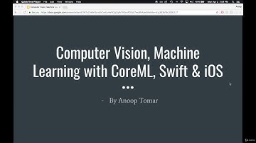 Computer Vision, Machine Learning with Core ML, Swift in iOS : Intro + Promo