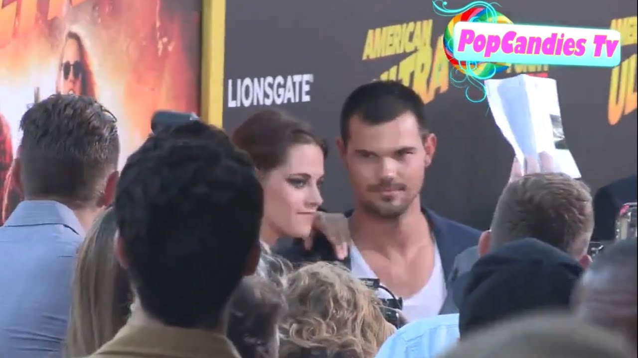 Kristen Stewart and Taylor Lautner at American Ultra Premiere in LA
