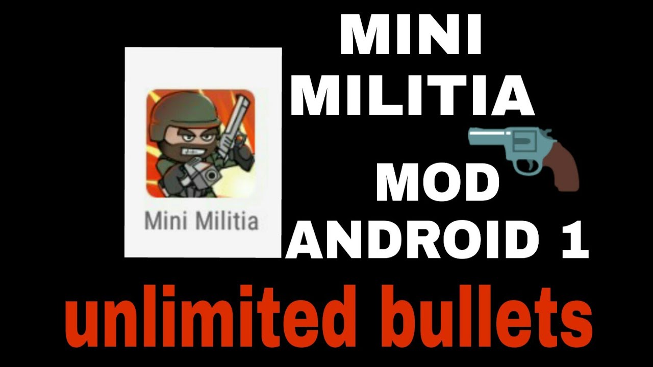 Mini militia mod apk bullets.🔫🔫 YouTube