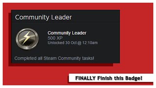 How To - Finish the Steam Community Leader badge and link YouTube to Steam - 2022
