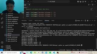 MENCARI BILANGAN TERBESAR DAN TERKECIL MENGGUNAKAN PYTHON | TUGAS OBS