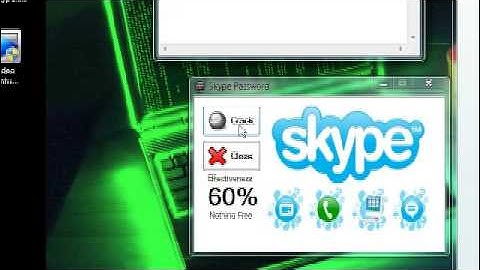 If you forget your password in skype,u can retrieve it (Made in Algeria)