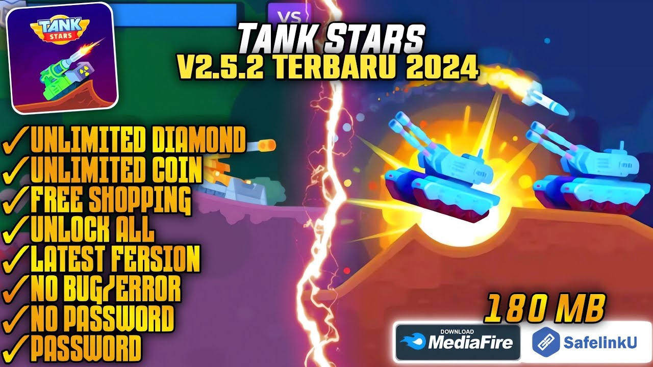 Tank Stars Mod Apk Terbaru 2024 V2.5.2 || No Password