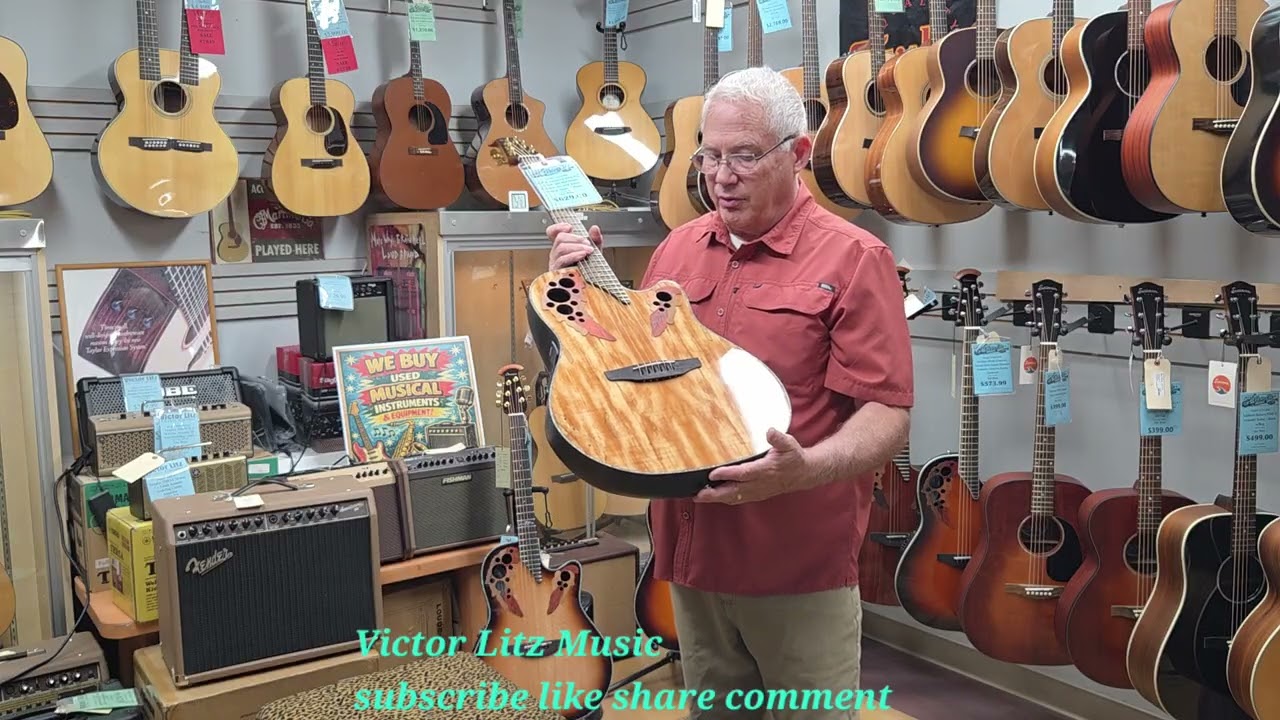 Ovation guitars. All the cool finishes. Taste great or less