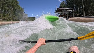 A Struggling Kayaker