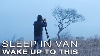 Sleeping In My Van On Location for Landscape Photography