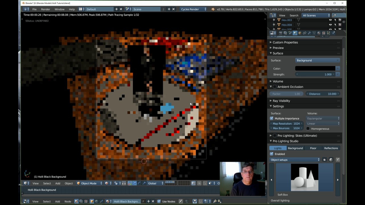 Blender 3D "Holli" Tutorial Pt  1