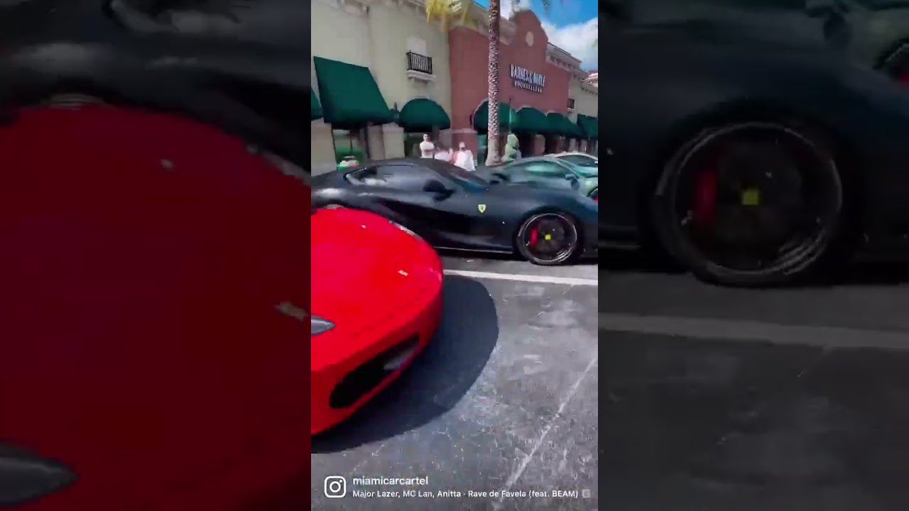 One Ferrari, two Ferrair, Red Ferrari, Blue #ferrari #racecar #supercars #automotive #luxurycars
