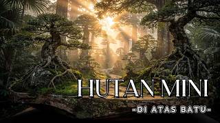 Hutan Mini di Atas Batu! 25 Inspirasi Bonsai Slab Forest (Itagaki) Paling Indah