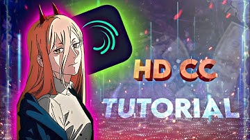 High Quality CC🔥 [Easy Method]  - Alight Motion Tutorial #tutorial #alightmotion
