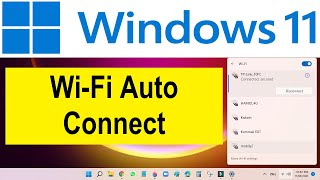 WIFI Auto connect  w11 | How To Connect Wifi Automatically In Windows 10 and 11 screenshot 1