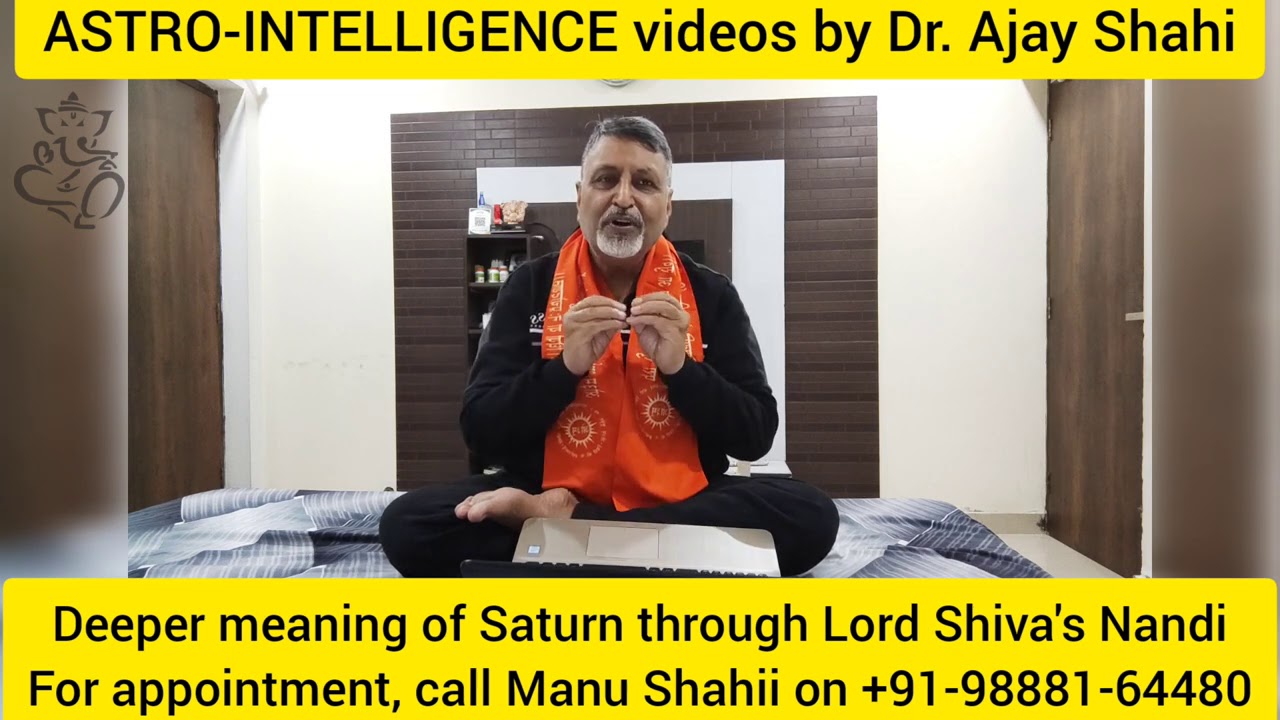 Deeper meaning of Saturn through Lord Shiva's Nandi