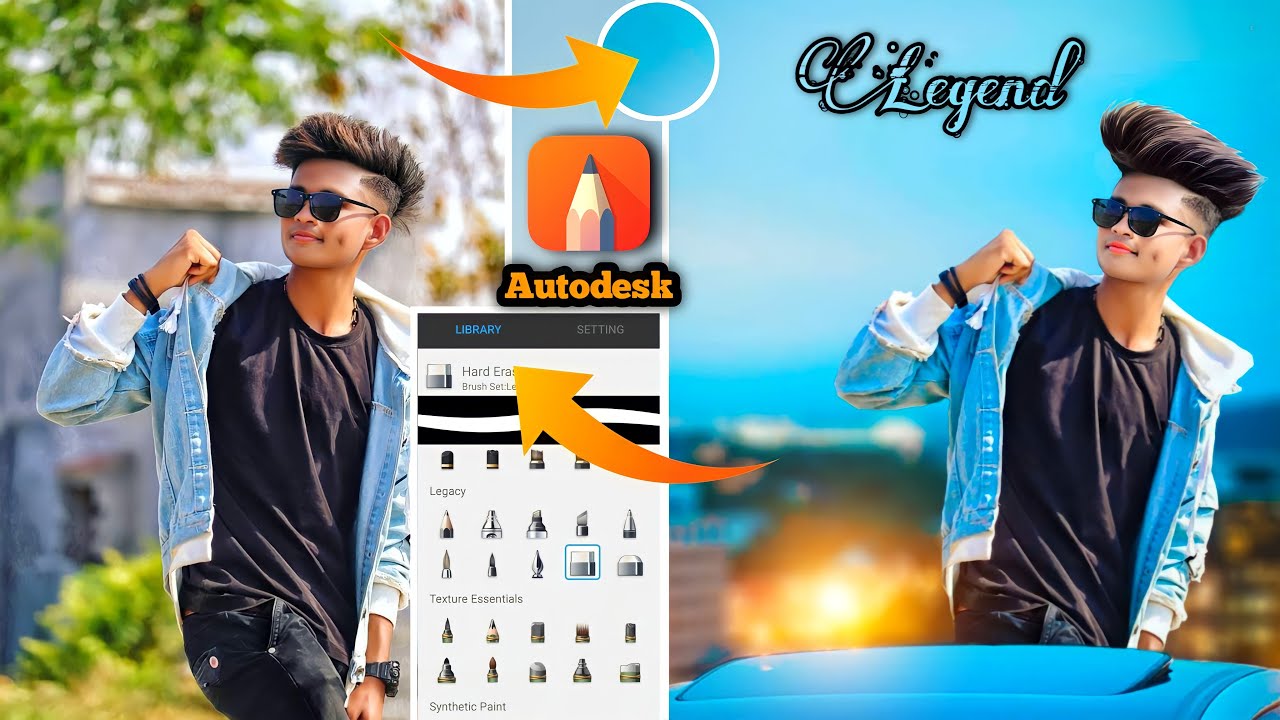 Autodesk Sketchbook Background Change Editing | autodesk app me background kaise change kare | 2023