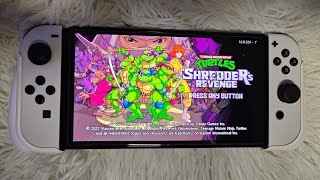 Teenage Mutant Ninja Turtles Shredder's Revenge on Nintendo Switch OLED Handheld