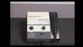 Amrex U/50 SynchroSonic Ultrasound General Operation