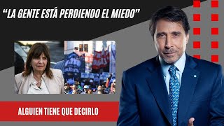 Bullrich explicó por qué es querellante en la causa por extorsiones a beneficiarios de planes