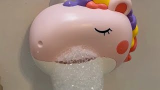 Baby Bath Toys, Unicorn Bath Bubble Machine Toddler Bath Toys for Kids Ages 1-3 4-8