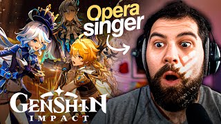 Opera Singer Reacts: Fontaine Live Symphony Performance (and more) | Genshin Impact