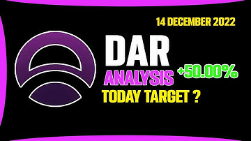 DAR Coin price prediction, 50% price burn | Mines of Dalarnia | Crypto signals  14 December 2022