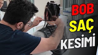 BOB SAÇ KESİMİ ÇALIŞMASI